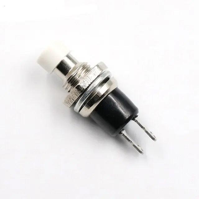 EARU- 10Pcs Micro DIY 7mm Thread 2 Pins Momentary Push Button Switch - electrical center b2c