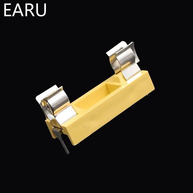 EARU- 10pcs Panel Mount PCB for 6*30mm Glass Tube Fuse Holder - electrical center b2c