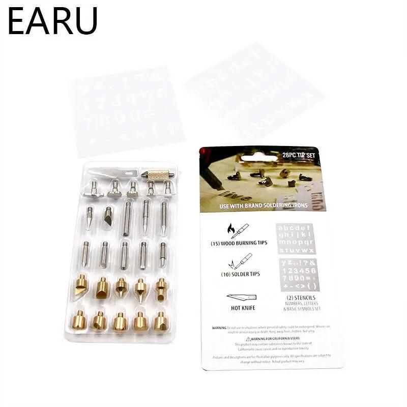 EARU- 60W Electric Soldering Iron Set| Temperature Adjustable Electric Iron - electrical center b2c