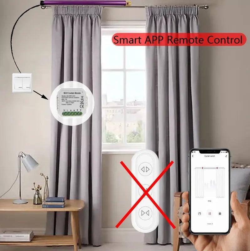 EARU- WiFi Smart Curtain Switch| Module Roller Blinds Shutter - electrical center b2c