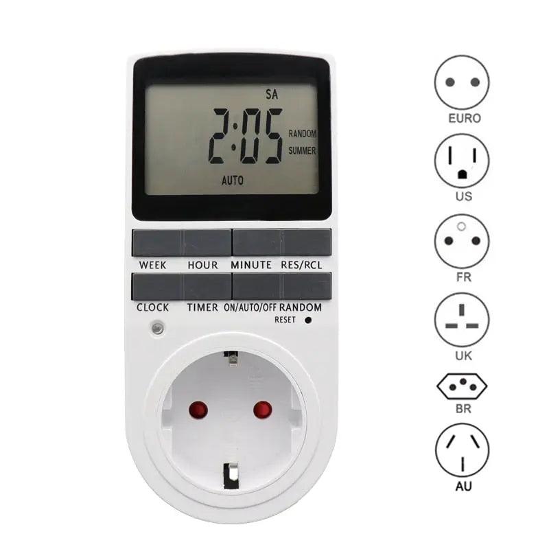 Fr Timer electrical center b2c | Electronic Digital Timer 24 Hour Cyclic| EU UK ...