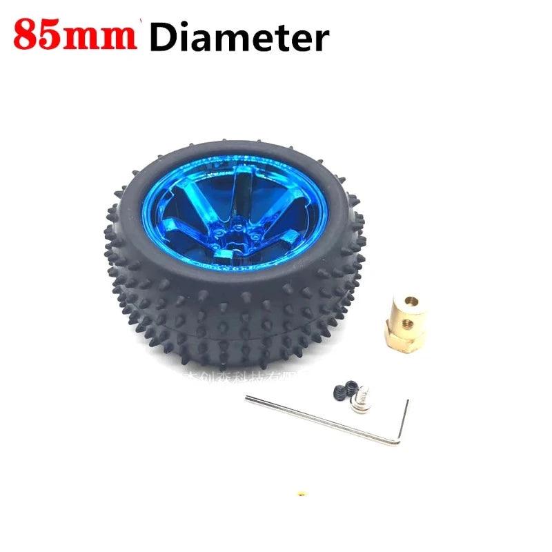 Flexible Hexagonal Coupling Coupler With 85mm Wheel Hub Motor kit For 3mm 4mm 6mm 8mm Shaft Motor