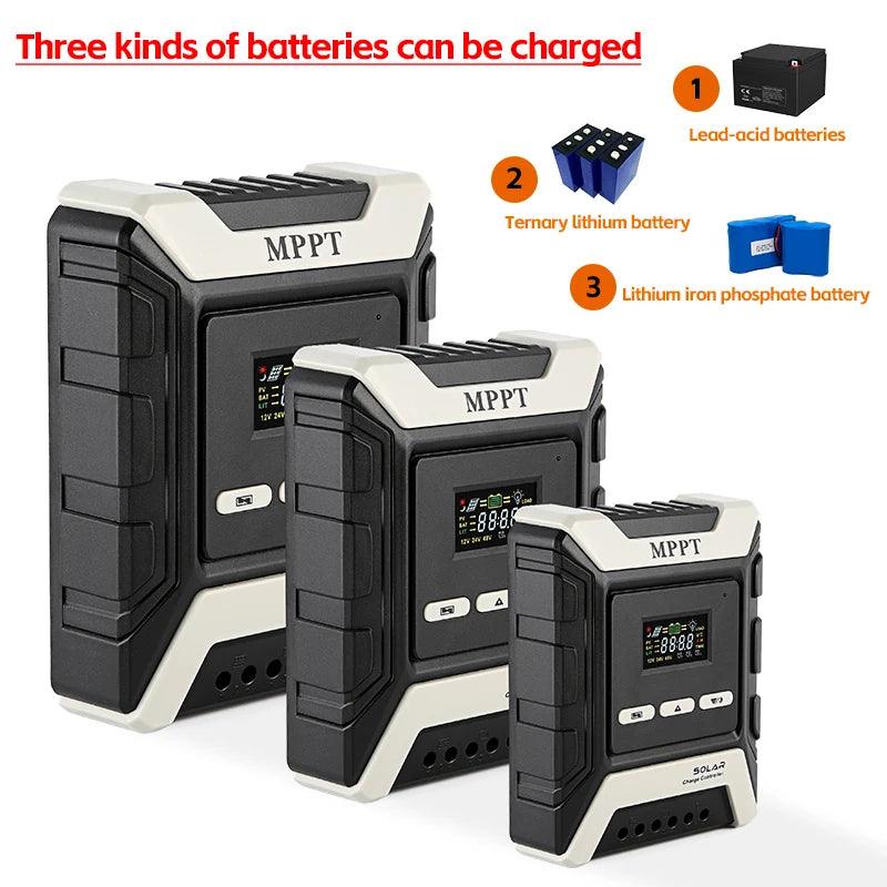 Free shipping 12V/24V/48V MPPT Solar Charge Controller 60A 40A 30A 20ASolar Panel Various Load Control Modes Support - electrical center b2c