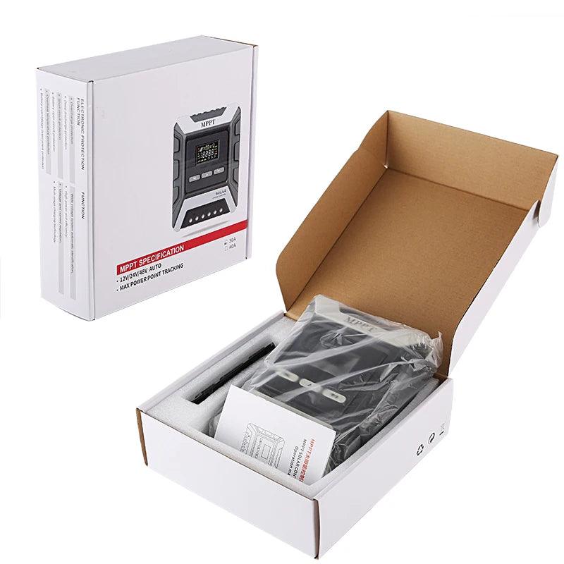 Free shipping 12V/24V/48V MPPT Solar Charge Controller 60A 40A 30A 20ASolar Panel Various Load Control Modes Support - electrical center b2c