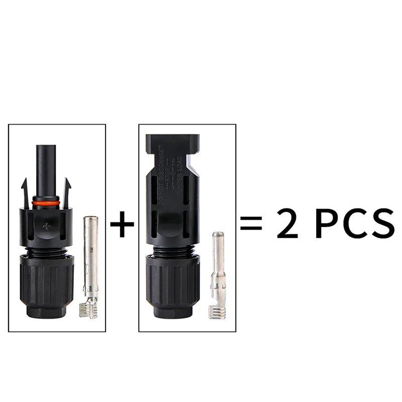 Free shipping Solar Photovoltaic Connector with Spanners IP67 Waterproof Solar Panel Cable PV Connectors Male/Female (10AWG)