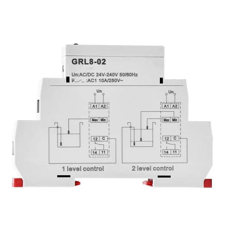 GEYA- Free Shipping GRL8 Liquid Level Control Relay /2P 16A-25A optional - electrical center b2c