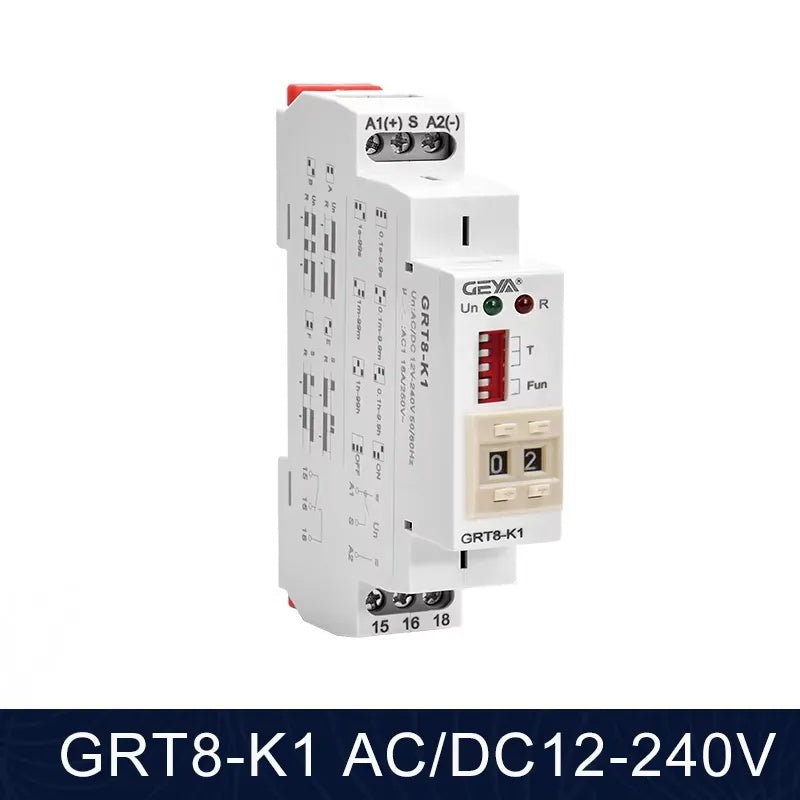 GEYA-  GRT8-M GRT8-K Multifunction Timer Relay