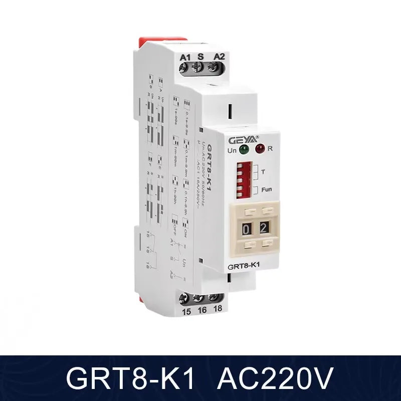 GEYA-  GRT8-M GRT8-K Multifunction Timer Relay