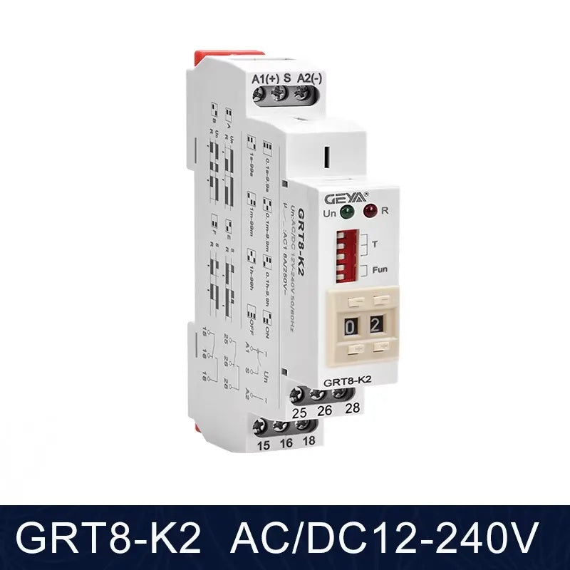 GEYA-  GRT8-M GRT8-K Multifunction Timer Relay