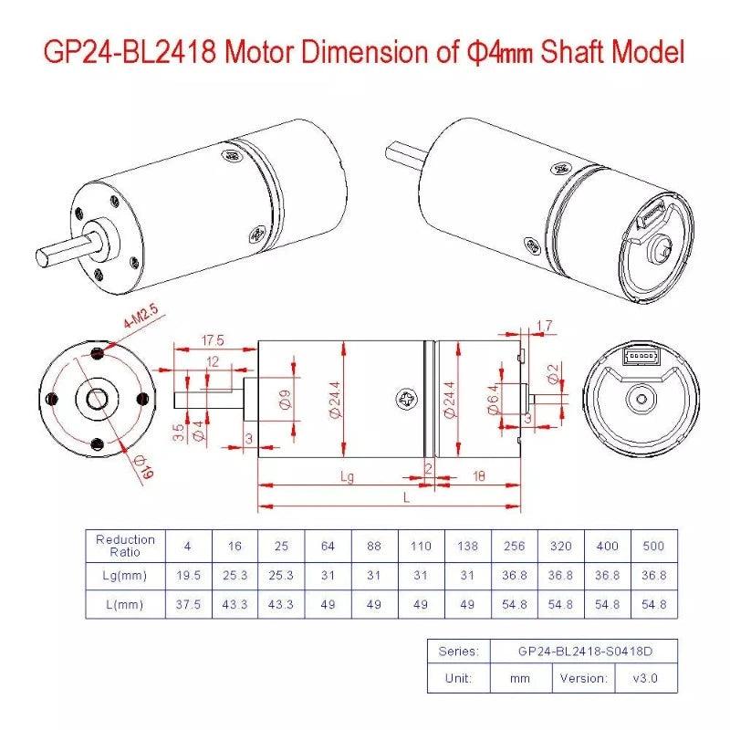 dc24v brushless motor