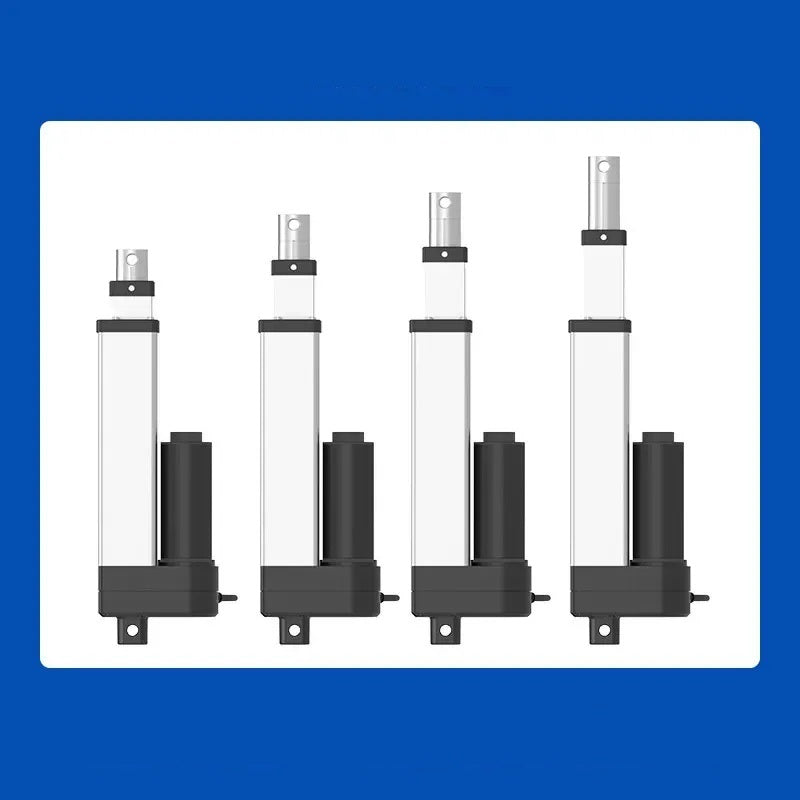 3-stage linear actuator, silent electric push rod, 12V/24V DC linear motor, low noise telescopic actuator, 300N high thrust linear motor, IP54 waterproof actuator, industrial grade linear actuator, reciprocating motion motor, trapezoidal screw linear actuator, custom stroke electric push rod, furniture lift actuator, home automation linear motor, quiet industrial actuator