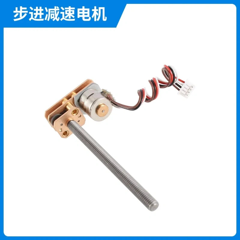 stepper motor, 5v stepper motor, dc stepper motor, gear stepper motor, chihai motor, chf-gm1024-10by, 10by stepper motor, linear stepper motor, m4 threaded shaft motor, 2 phase 4 wire stepper, high torque stepper, slow speed stepper motor, stepper motor with driver, reciprocating motor, robotics stepper motor, diy stepper motor, mini stepper motor, gear reduction motor, 55mm shaft motor, automation stepper motor