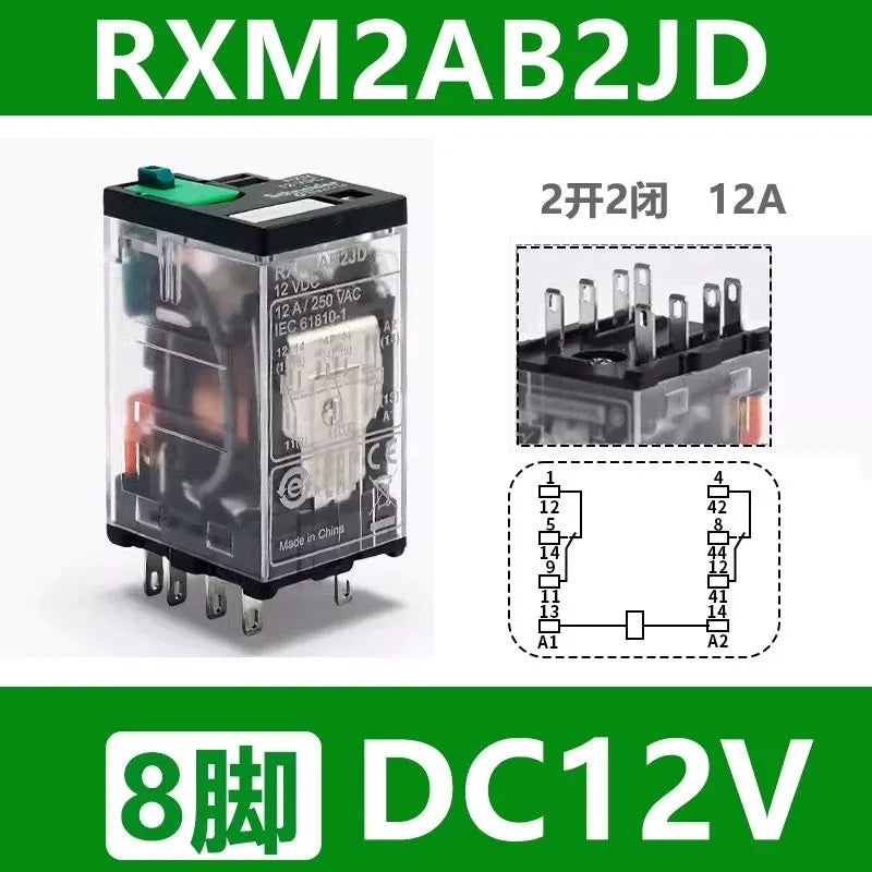 5Pcs/Lot Schneider RXM Miniature Plug-in Relay