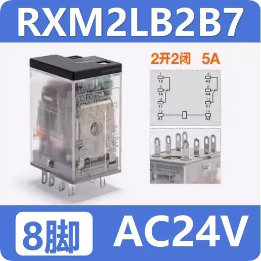 5Pcs/Lot Schneider RXM Miniature Plug-in Relay