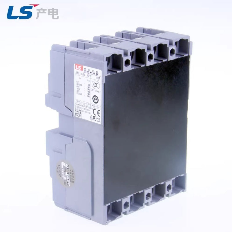 LS MCCB, LS ABE MCCB, Meta-MEC MCCB, LS Electric Circuit Breaker, 4P Molded Case Circuit Breaker, ABE104B, ABE204B, ABE404B, 60A MCCB, 100A MCCB, 200A MCCB, 400A MCCB, 4 Pole MCCB, 3-Phase 4-Wire Circuit Breaker, Low Voltage Circuit Breaker, Overload Protection, Short Circuit Protection, Thermal Magnetic Trip MCCB, Korean LS MCCB, Industrial Circuit Breaker, Neutral Protection MCCB