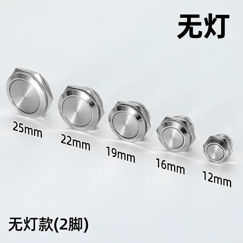 without led ultra thin tactile button, short metal push button, 12mm momentary switch, 16mm LED tactile button, 19mm mini button, 22mm waterproof switch, 25mm power symbol button,