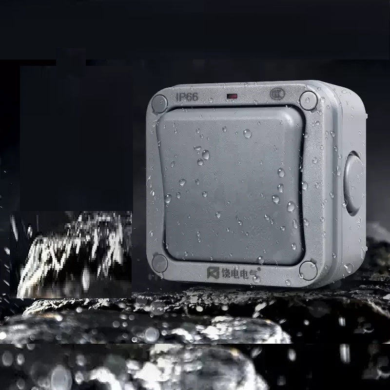 waterproof switch, outdoor wall switch, IP66 switch, IP55 switch, 16A wall switch, 20A heavy duty switch, surface mount switch, 86 type switch, weatherproof switch, outdoor power switch,Scenario & Attribute Keywords
garden switch, patio switch, bathroom switch, industrial switch, outdoor light switch, rainproof switch, dustproof switch, high current switch, heavy duty wall switch, outdoor doorbell switch