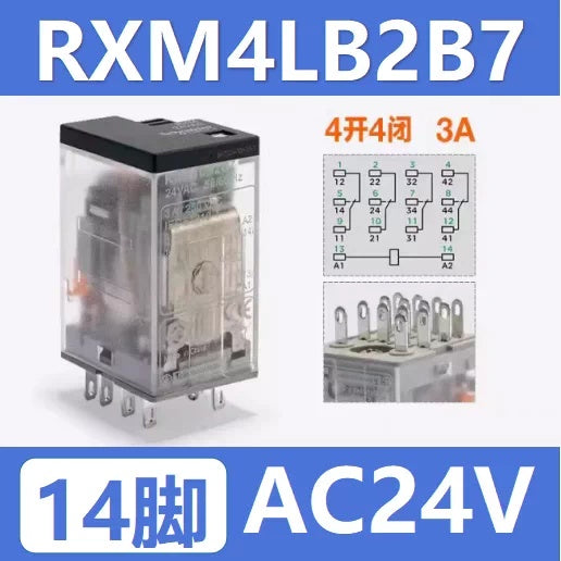 5Pcs/Lot Schneider RXM Miniature Plug-in Relay