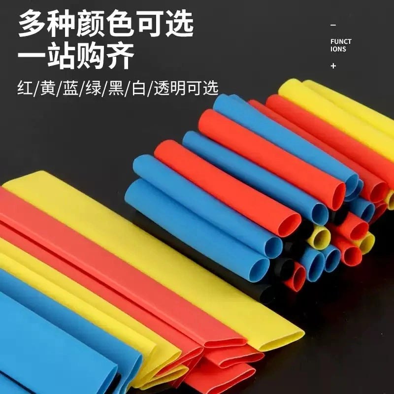 heat shrink tubing, 2:1 heat shrink tube, PE heat shrinkable tube, electrical insulation tube, waterproof heat shrink tubing, wire heat shrink, cable heat shrink wrap, heat shrink tube for wires, 2mm-120mm heat shrink, multi-color heat shrink tube, RoHS heat shrink tubing, self-extinguishing heat shrink, automotive heat shrink tube, electronic heat shrink sleeve, heat shrink tube connectors