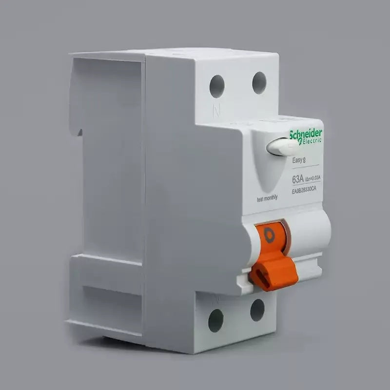 Schneider EA9B RCCB, 2P 40A 30mA Leakage Breaker, Type A RCD 25A/63A, DIN Rail Leakage Protector, Residual Current Circuit Breaker, Schneider Electric Safety Switch, 230V 2P Earth Leakage Switch, EA9B2530CA EA9B4030CA EA9B6330CA, Industrial Power Protection