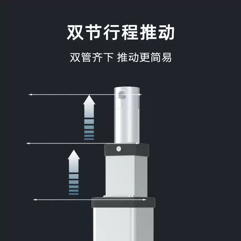 3-stage linear actuator, silent electric push rod, 12V/24V DC linear motor, low noise telescopic actuator, 300N high thrust linear motor, IP54 waterproof actuator, industrial grade linear actuator, reciprocating motion motor, trapezoidal screw linear actuator, custom stroke electric push rod, furniture lift actuator, home automation linear motor, quiet industrial actuator