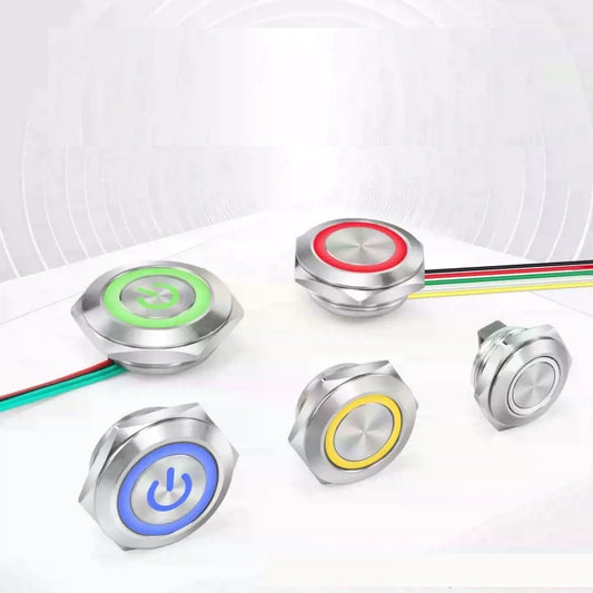 momentary self-reset button
latching self-lock button
NO/NC metal push button
tactile point push button
heavy duty push button