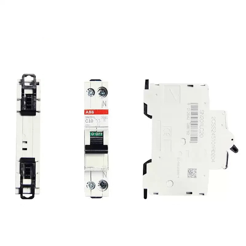 abb sn201l, 1p+n mcb, dual inlet breaker, 2d circuit breaker, abb miniature circuit breaker, c16 mcb, c20 mcb, c40 mcb, household breaker, home air switch, abb electrical, din rail breaker, overload protection switch