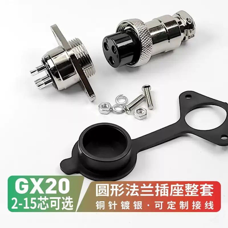 GX20 Diamond Flange Aviation Connector