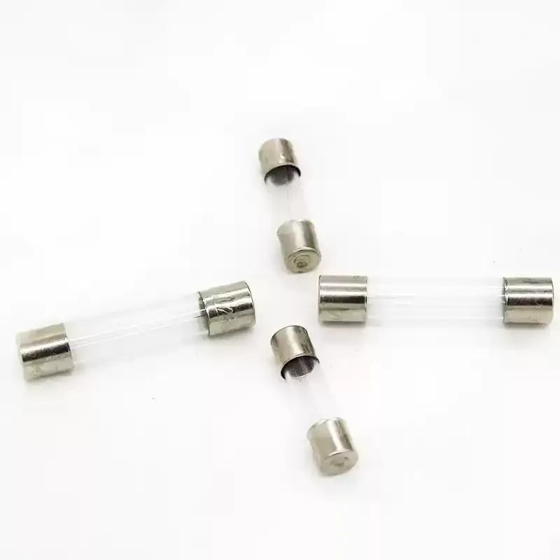 glass fuse, 5x20 fuse, 6x30 fuse, 250V fuse, fast blow fuse, 0.5A-30A fuse, tube fuse, electronic fuse, appliance fuse, replacement fuse, 10pcs fuse, 100pcs box fuse