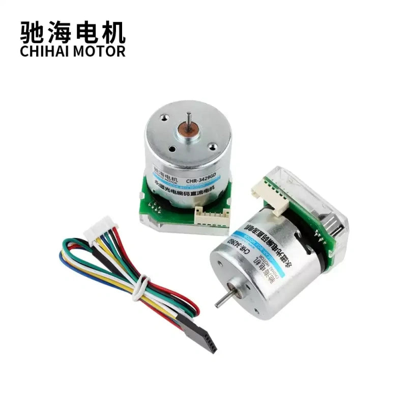 dc motor with encoder, photoelectric encoder motor, 3429PE motor, 448 cpr motor, ab phase encoder motor, 12v dc encoder motor, 24v dc encoder motor, 6v dc motor, smart balance car motor, camera jib motor, robot motor, line tracking motor, closed loop dc motor, incremental encoder motor, magnetic hall encoder motor
