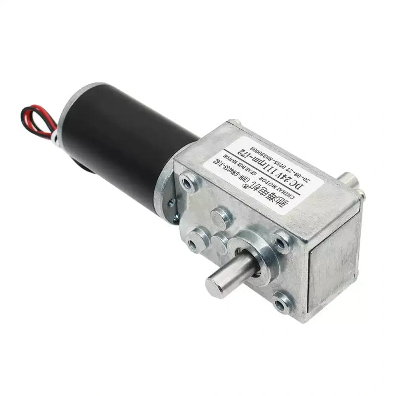 worm gear dc motor kit, chw-gw4058, 80mm tire motor kit, 12v 24v worm motor, high torque dc motor, dual output shaft motor, self-locking motor, smart balance car motor, line tracking robot motor, robotics motor kit, 1:36 gear ratio motor, chiHai motor, low speed dc motor