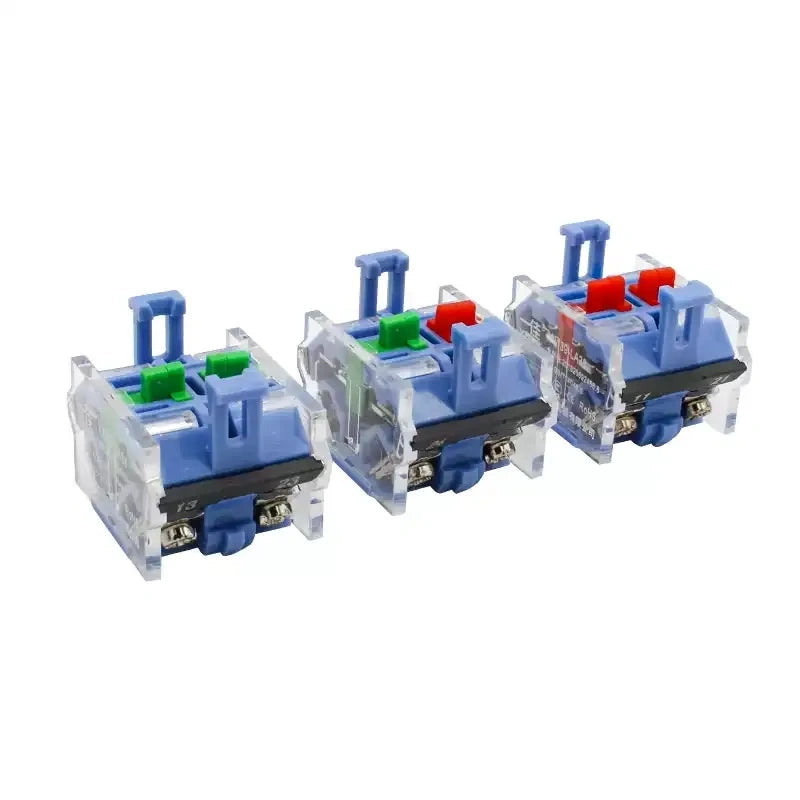 LA38 Push Button Base, Auxiliary Contact Block, 1NO1NC Contact, 2NO 2NC Button Contact, Silver Alloy Contact Block, 10A 440V Button Base, Modular Push Button Contact, LA38 Series Accessories, Industrial Button Contact Block, Control Panel Contact Block, Push Button Replacement Parts, CE RoHS Contact Block