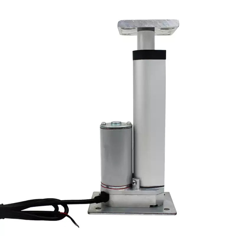 linear actuator, dual flat base linear actuator, 1000n linear actuator, 12v linear actuator, 24v linear actuator, industrial linear actuator, electric telescopic rod, low noise linear actuator, adjustable stroke actuator, dc linear actuator