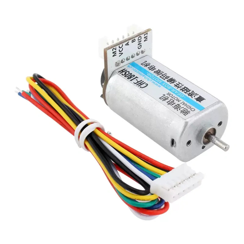 fk180 encoder motor, chf-fk180sh, 6v 12v dc motor, smart car encoder motor, 11-line ab phase encoder, 7800rpm 16000rpm motor, speed control motor, robotics kit motor, magnetic encoder motor, small dc motor, chiHai motor