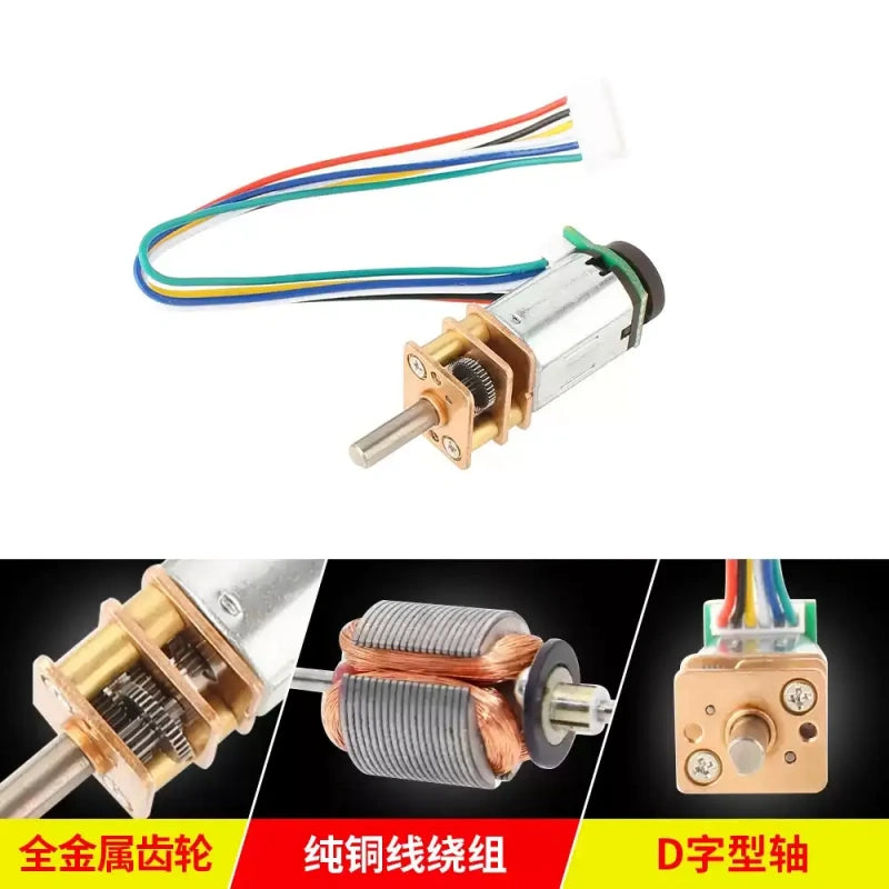 n20 encoder motor, chf-gm12-n20, dc gear motor with hall encoder, 3-wire encoder motor, 3v 6v 12v micro motor, 1:50 gear ratio motor, smart balance car motor, line tracking robot motor, miniature dc motor, ab phase encoder motor, robotics encoder motor, camera jib motor, compact gear motor, chiHai motor