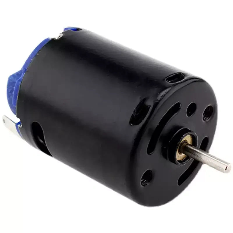 CHR-RD370, 370 dc motor, high torque 370 motor, 6v 12v brushed motor, 10000 rpm dc motor, 19800 rpm motor, black case dc motor, rc crawler motor, water gun mod motor, diy screwdriver motor