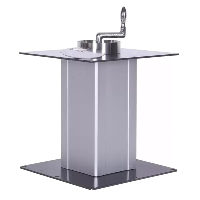 tatami lift column, hand crank desk leg, manual lift table leg, 6061 aluminum lift column, RV adjustable table leg, hidden desk lift mechanism, 500kg static load lift, telescopic lift column, tatami bed lift, hand operated lift, manual height adjustable desk leg, small/medium/large aluminum lift column, 18/25/30mm disc height, Q305 support plate, mold steel trapezoidal screw