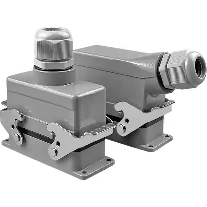 Rectangular Heavy Duty Connector HSB-4/6/12 Pin 35A High Current Waterproof Aviation Plug & Socket