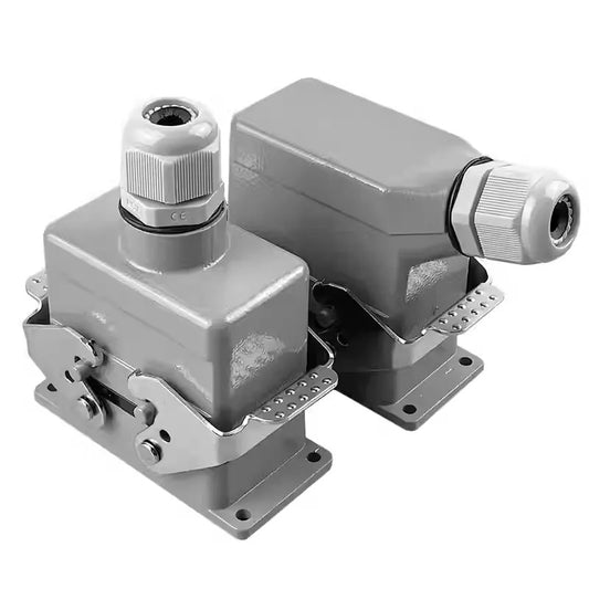 10 Pin Rectangular Heavy Duty Connector HDC-HE-010-1/2/3/4-F/M 16A Waterproof Aviation Plug Socket