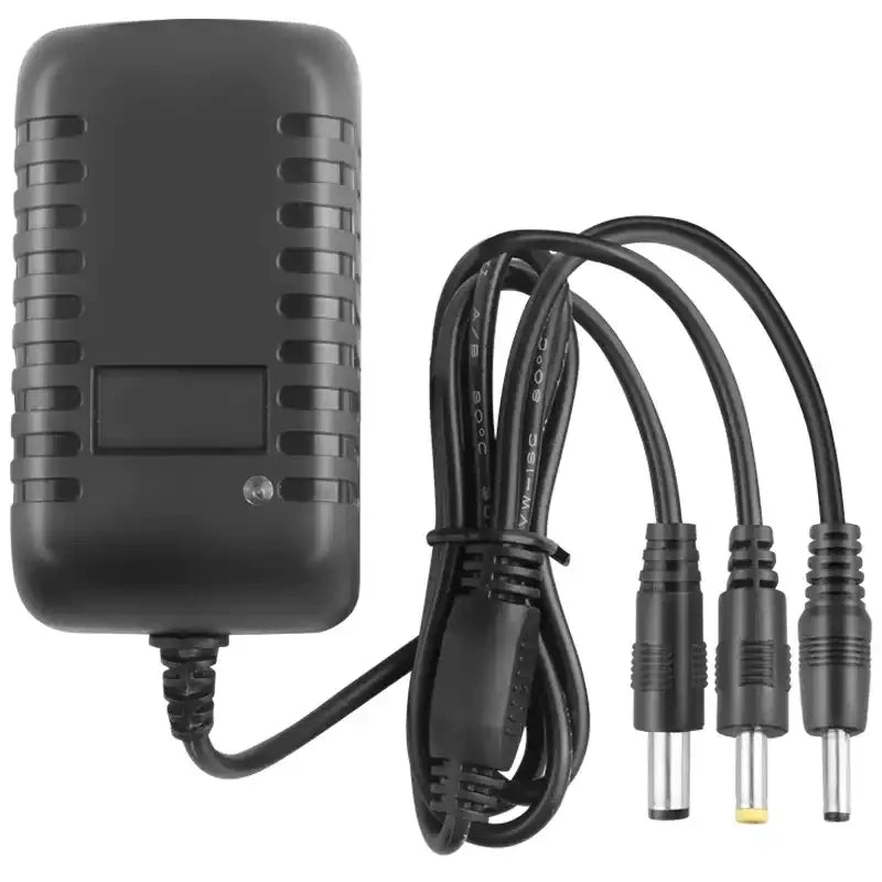 5V 9V 12V 15V power adapter, portable speaker charger, trolley speaker power supply, universal karaoke machine charger, AC/DC adapter 1A 2A 3A, boombox power adapter, multi-voltage charger, 3-in-1 connector charger, 5.5mm DC power supply, US plug speaker charger, dance party speaker charger, center positive power adapter