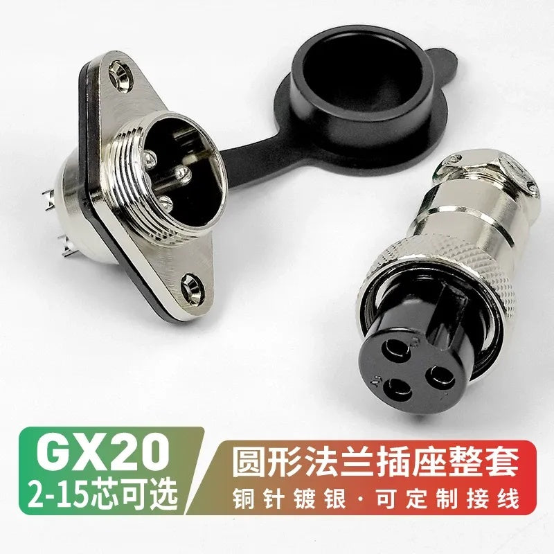 GX20 Diamond Flange Aviation Connector