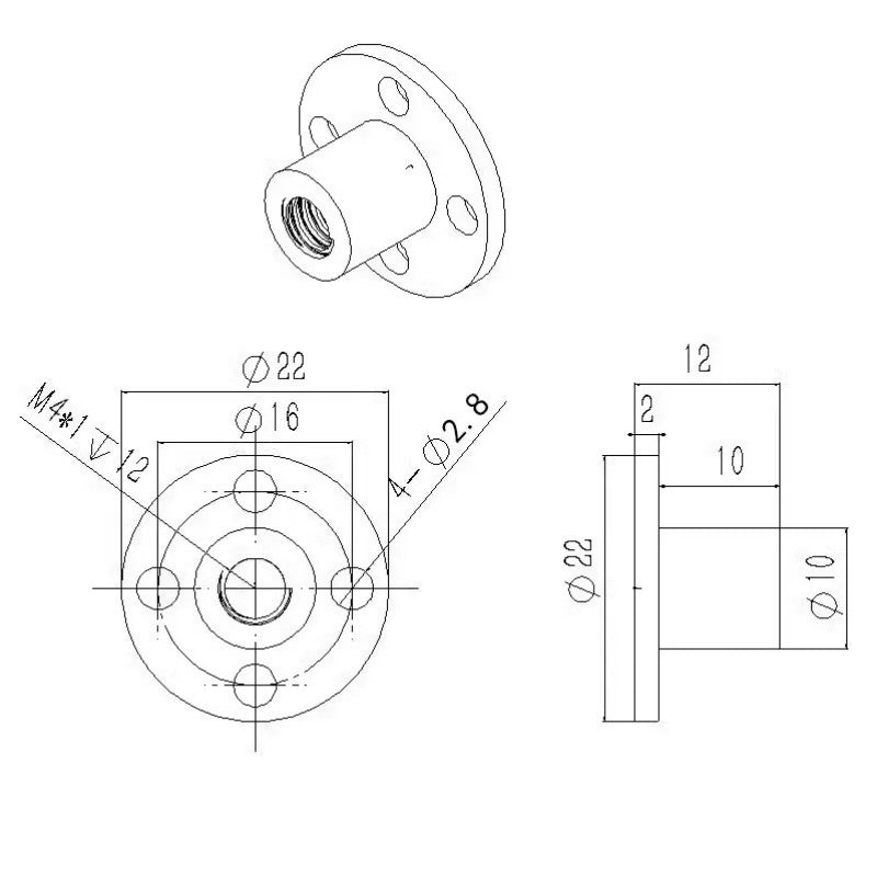 N20 Mini DC Gear Reduction Motor M4*100mm Long Threaded Lead Screw Shaft Low Speed Small Motor 3V 6V 12V