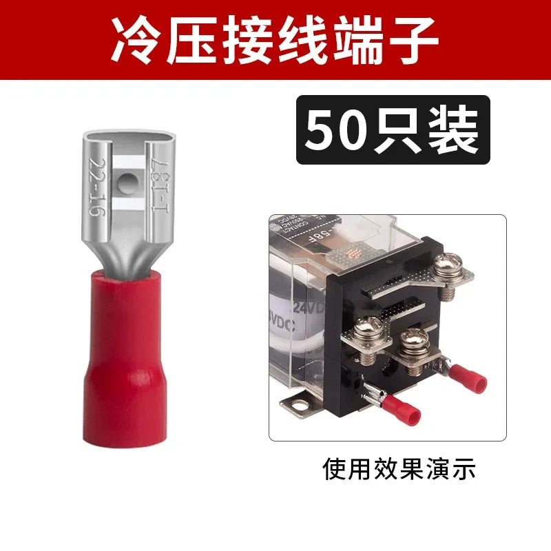 JQX-60F 60A Electromagnetic Intermediate Relay, 1NO 1NC, DC12V DC24V DC48V AC220V, Heavy Duty Electromagnetic Relay