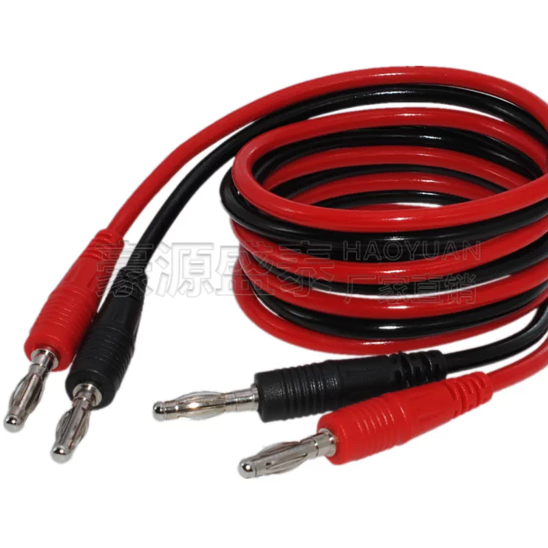 4mm banana plug test lead,banana cable,molded banana wire,multimeter test lead,power supply test cable,lantern banana connector,double ended banana lead,lab test wire,electronic test cable,4mm banana test wire