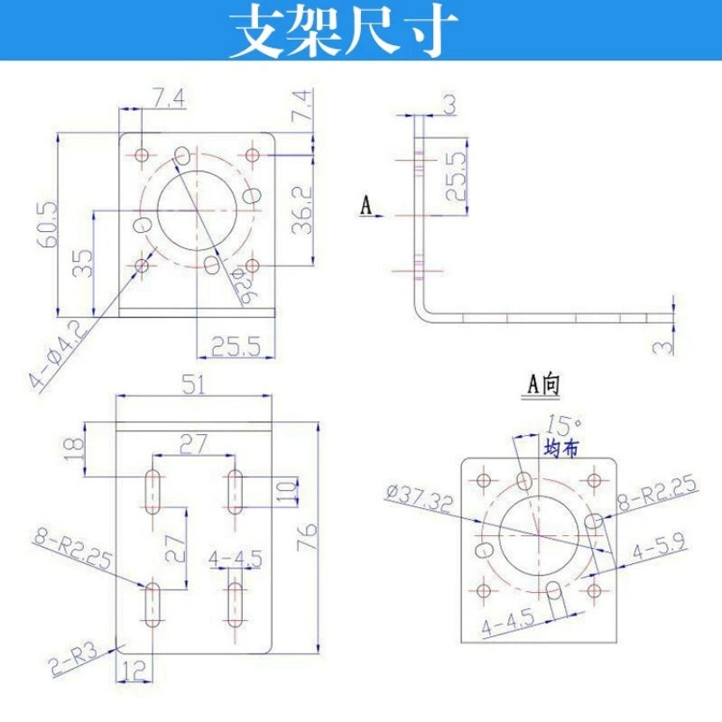 50ZY 50mm Micro High Speed Permanent Magnet DC Motor| 12V/24V 2000~6000RPM