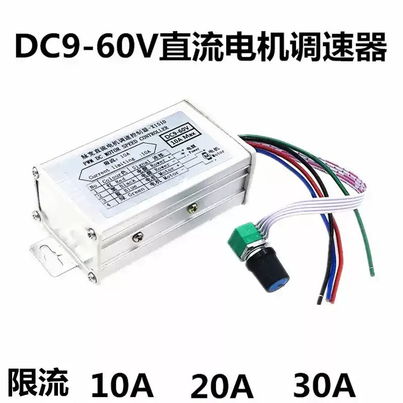 DC motor speed controller,20A PWM motor governor with forward&reverse function,brushed dc motor speed control,9v-60v motor regulator