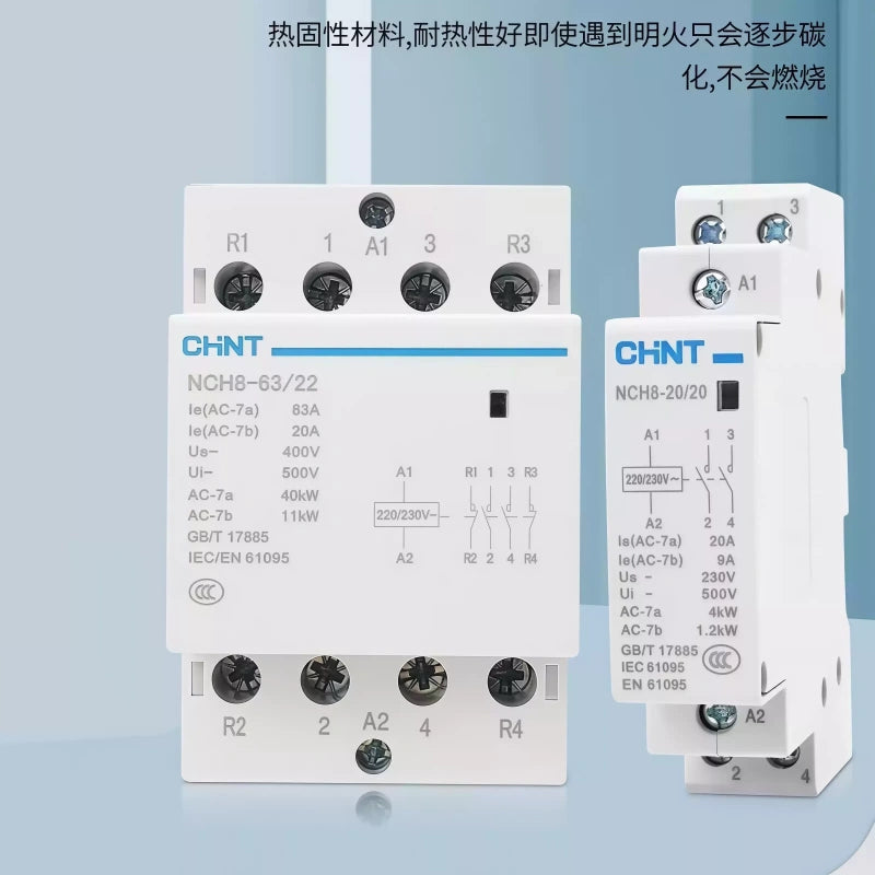 CHNT NCH8 Series Modular AC Contactor 20A/25A/40A/63A
