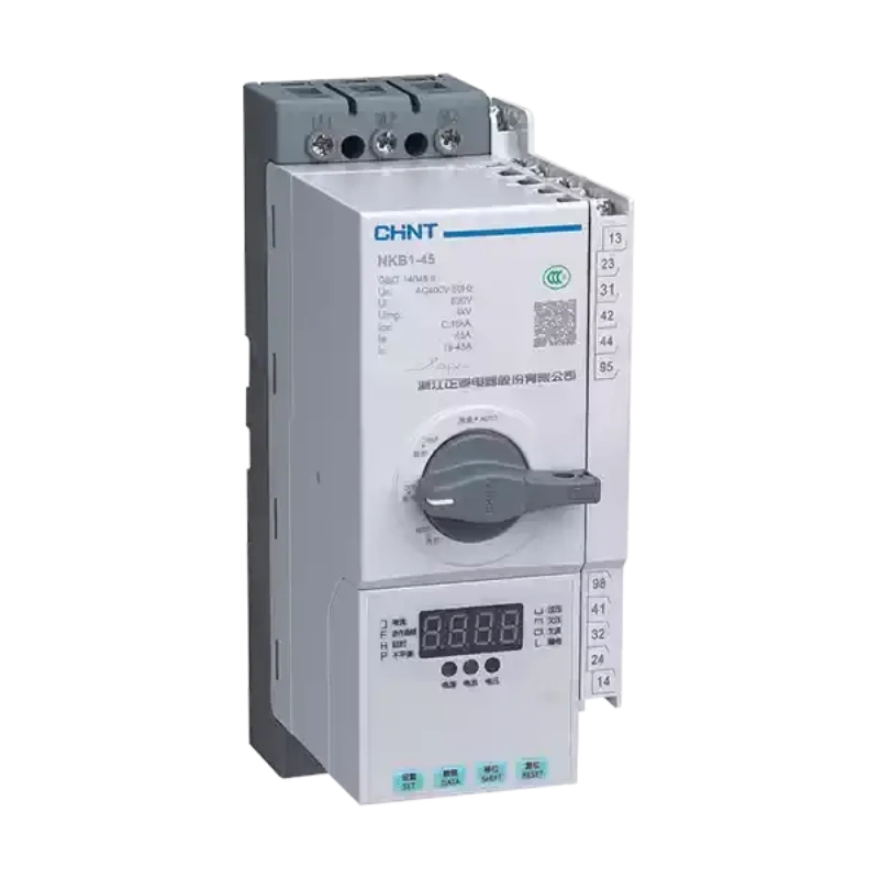 chint nkb1 cps switch,kbo motor protection switch,nkb1-45c 1a 3a 6a 12a 16a 25a 32a 45a,nkb1-125 63a 80a 100a 125a,integrated contactor breaker relay,fire type isolation cps switch,motor starter control switch
