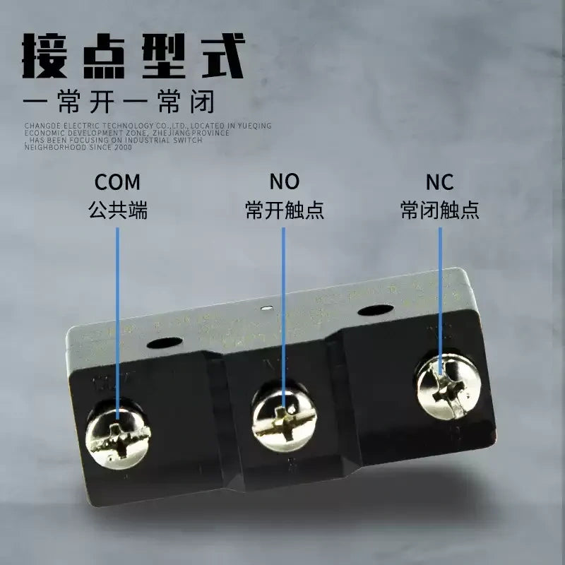 CNTD CMLimit Switch ,Travel Limit Switch,Horizontal Limit Switch ,Machine Safety Switch,CM1308 ,CM1701 ,Roller Lever Switch ,1NO1NC Industrial Micro Switch  