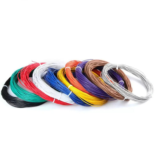 UL1007 wire,hookup wire,electronic wire,tinned copper wire,18AWG wire,20AWG wire,22AWG wire,24AWG wire,26AWG wire,28AWG wire,pvc insulated wire,300v wire,80c wire,multi‑color wire,10 color electrical wire,electrical hook‑up cable,rohs wire,ul certified wire,electronic diy wire,circuit board wire,stranded copper wire,590m spool wire,10m wire,industrial wiring,equipment internal wiring
